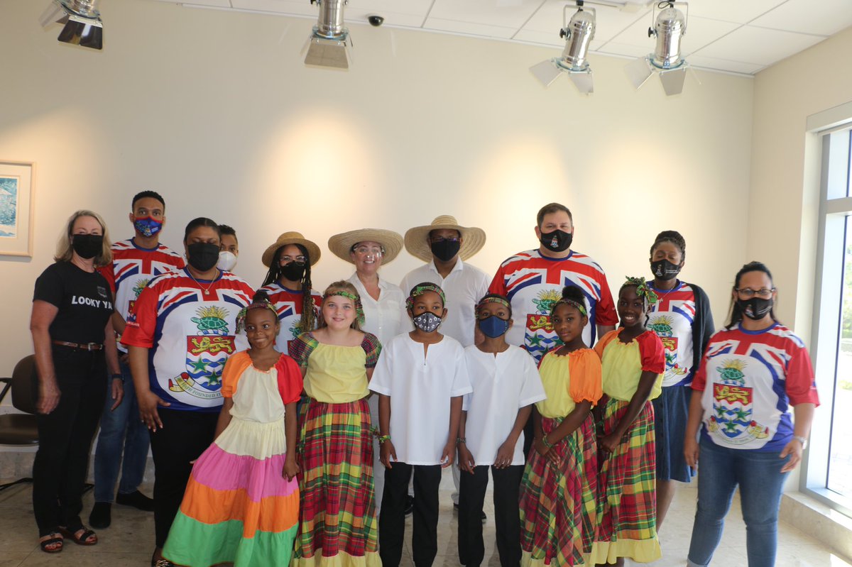 GWaynePanton's tweet photo. CNCF’s Dress for Culture Day was a success at GAB today as the Ministry of Culture &amp; Heritage held events including a Quadrille performance by East End Primary. I was proud to join them &amp; I applaud all who made the day a success across all 3 of our Cayman Islands! #CaymanCulture https://t.co/97mbjft87P