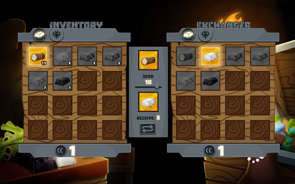 🐼🐼🐼
Our next steps:
1. Add an exchange for resources.
2. Add new resources &amp; new items for craft.
3. Add new adventure.
4. Reduce CPU consumption.
5. Reduce the number of clicks in the game.

#NFTPanda #bam #wax #Cryptogames