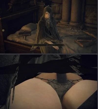 SmilingInventor's tweet photo. Apparently, fia’s panties are equipable, but, being able to get them is cut from the game and the only way to get them is to use hacks. https://t.co/hPNkqwksHd