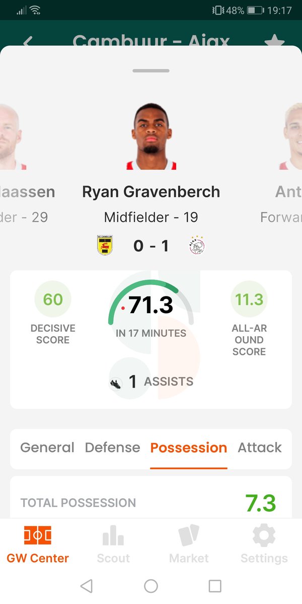 Wakey @thewakester2286 #sorare Ryan Gravenberch assist already  - <a…