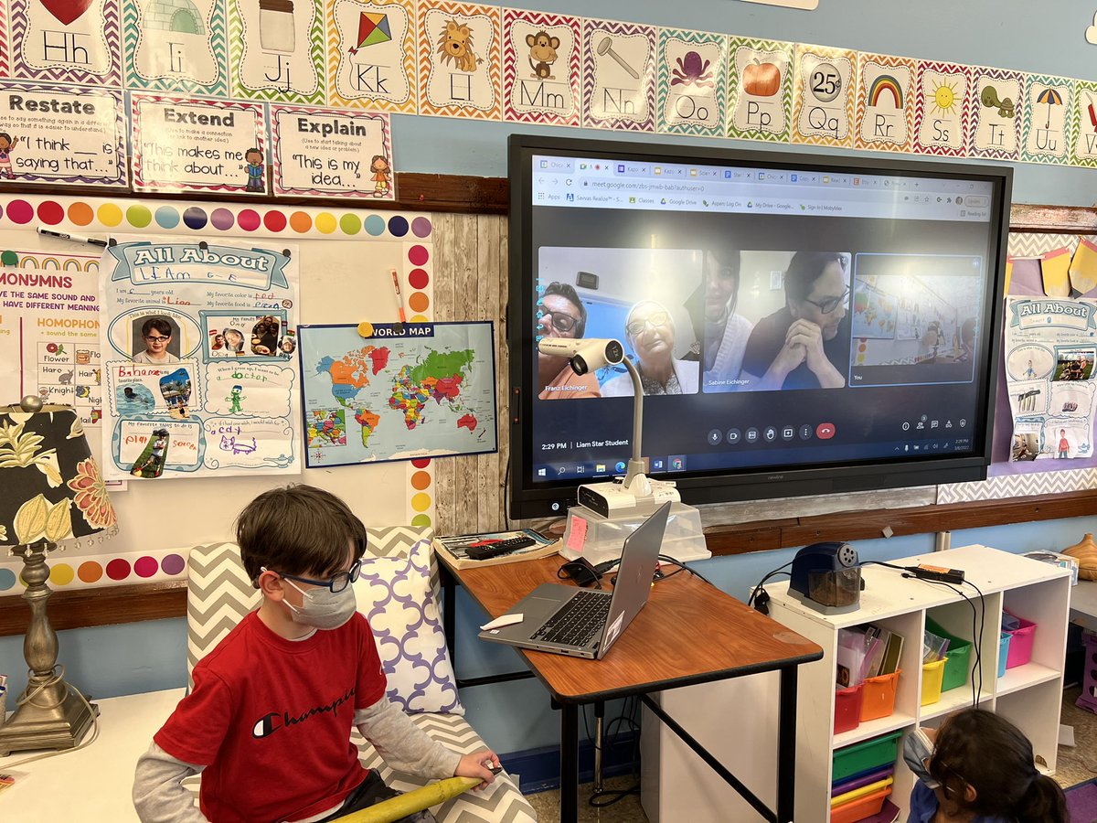 MrsGaughan103's tweet photo. Not one but two star students this week. Thanks to Emmett and Liam’s families for joining us! @SauganashCPS https://t.co/UNLXMgRXBr