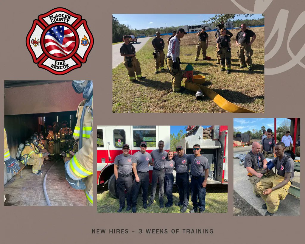 FC_FireRescue's tweet photo. Join us in WELCOMING our new hires as they are officially done with their three weeks of grueling, hands-on training! Welcome, FF Seth Cunningham, FF Bianca Dixon, FF Emmanuel Rivera, FF Andrew Tichonoff, FF Joshua Williams, FF Kyle Oberst and FF Christopher Ledford! #fcfr https://t.co/n8uRSFiSyq