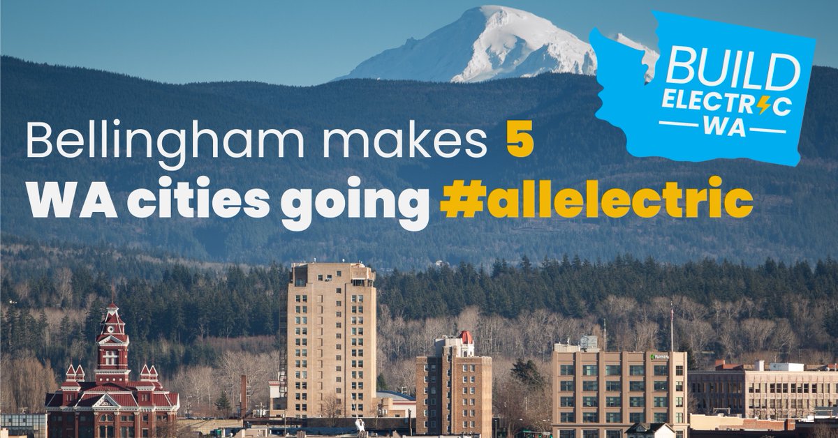 climatesolution's tweet image. @CityofBhamWA already took action to #electrifynow this year because it’s the most cost-effective climate strategy. We’ve got this people. More cities will follow. #cleancodes are already occurring.