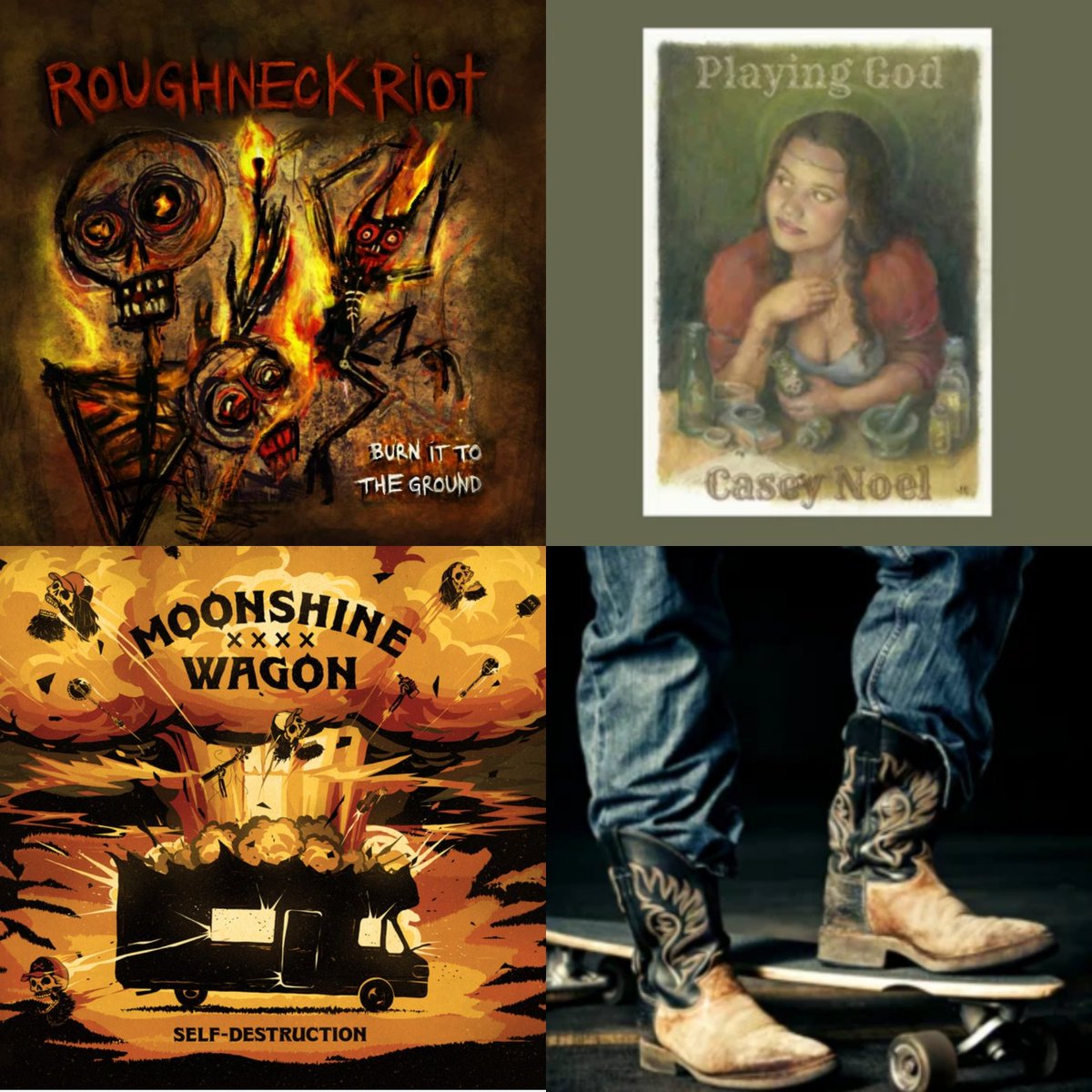 What ya's listening to?

This is what I've been spinning this week with new releases from <a href="/MoonshineWagon/">Moonshine Wagon</a> <a href="/caseynoelmusic/">Casey Noel</a> and <a href="/roughneck_riot/">Roughneck Riot</a> and not to brag, I made a sweet ass playlist of songs I listen to while playing Tony Hawk Pro Skater.