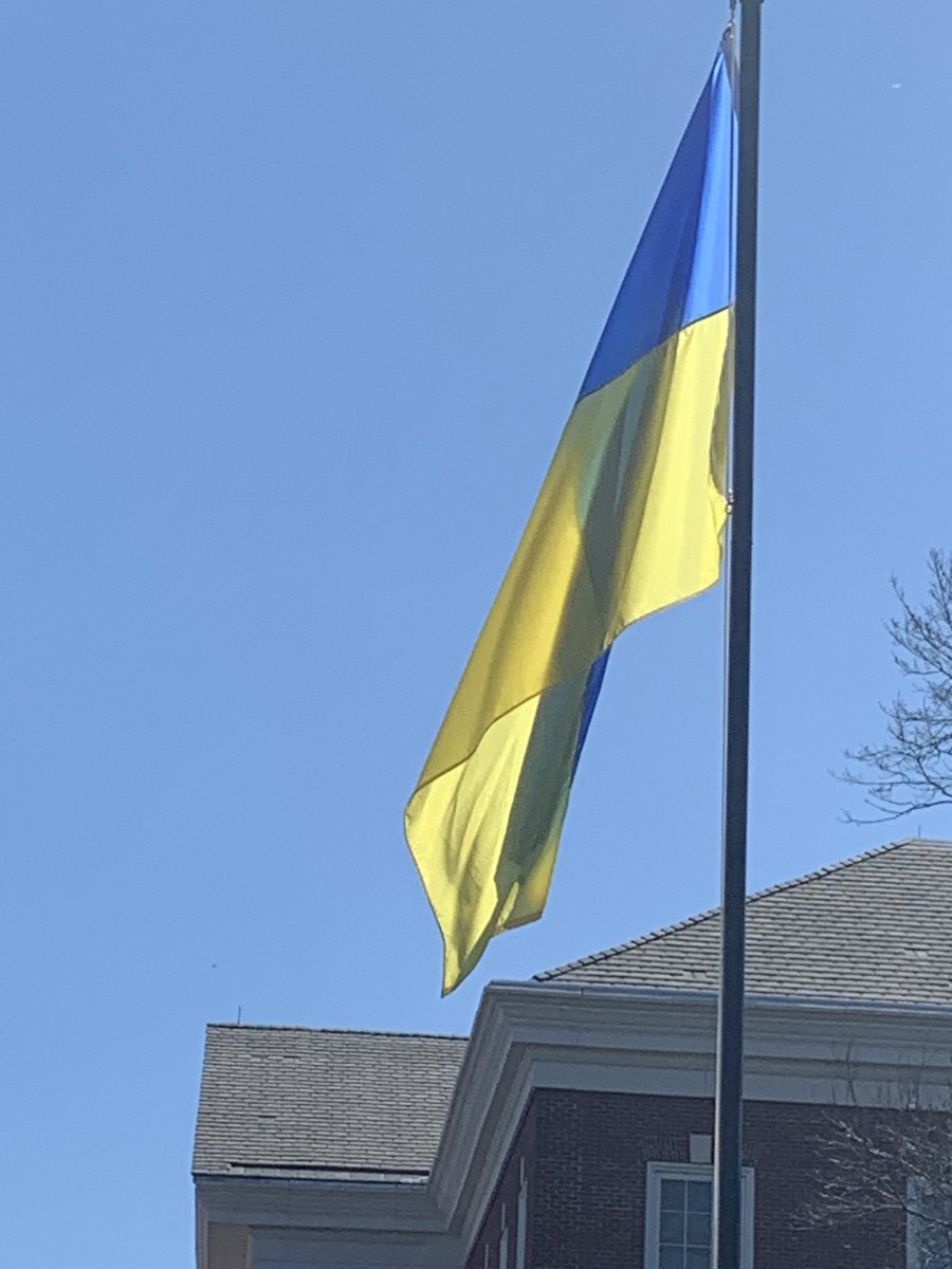 CNUcerp's tweet image. CNU Raises the flag in support of Ukraine