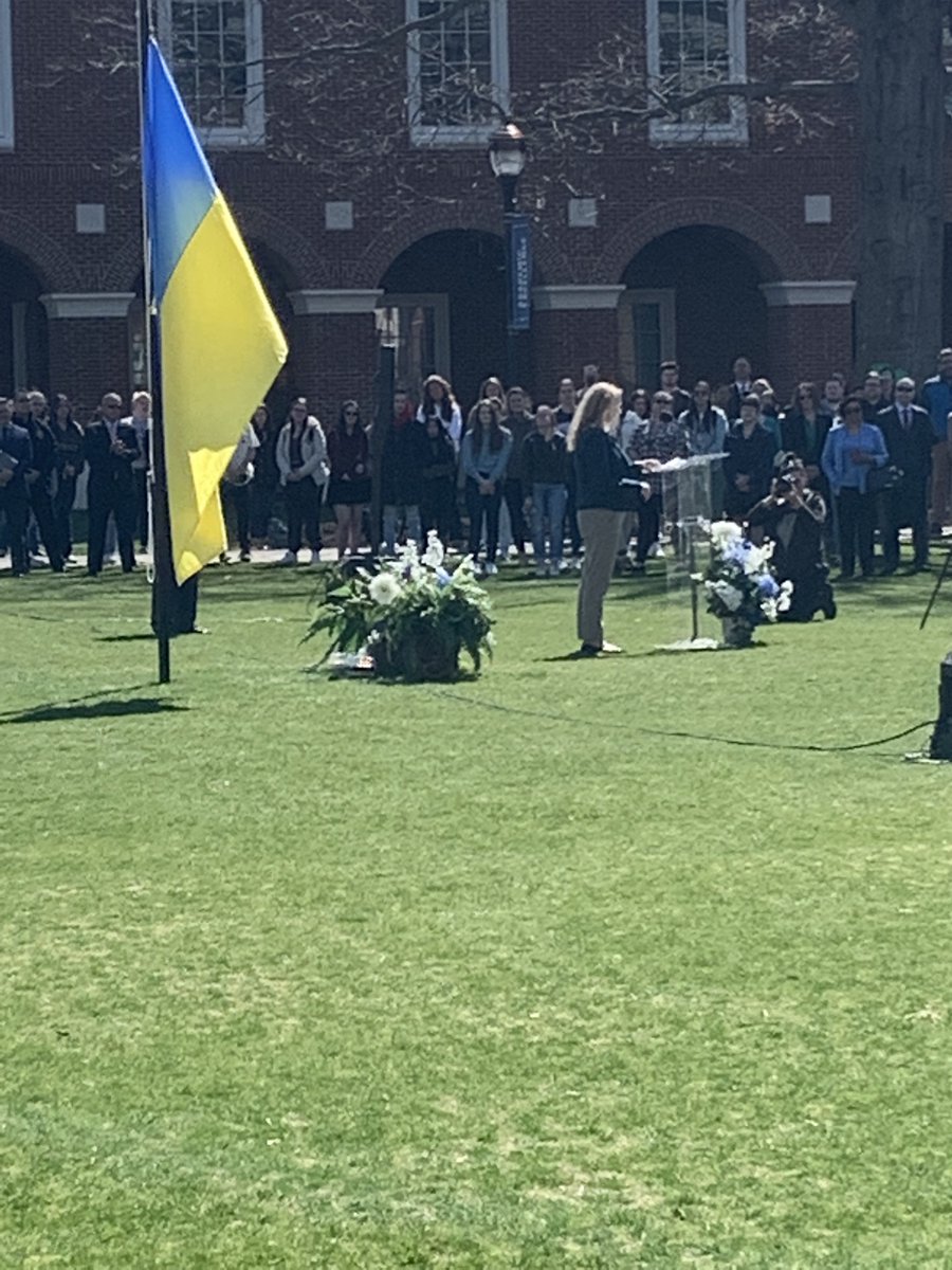 CNUcerp's tweet image. CNU Raises the flag in support of Ukraine