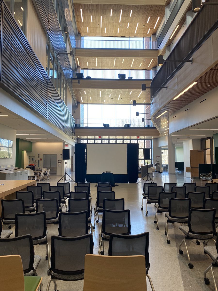 We’re setting up in Horizon Hall right now! Can’t wait to see everyone in a few hours‼️👩‍💻🧑‍💻👨‍💻‼️