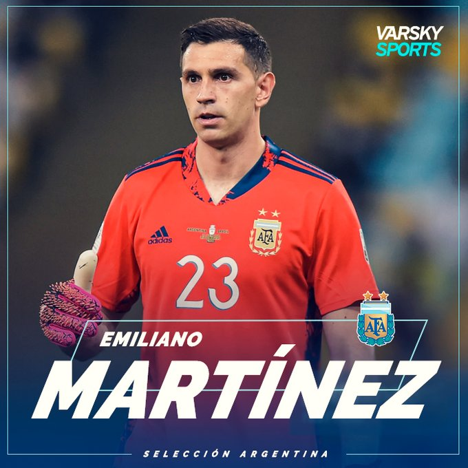 VSportsTM's tweet photo. "Me explotaron las redes después de los penales en la semifinal. Miles de comentarios, entrevistas... y no había ganado nada aún. Llamé a mi psicóloga para calmarme, estuve horas hablando. En la final contra Brasil empecé muy relajado, como si no estuviera jugando una final". https://t.co/dQhGP5ivTG