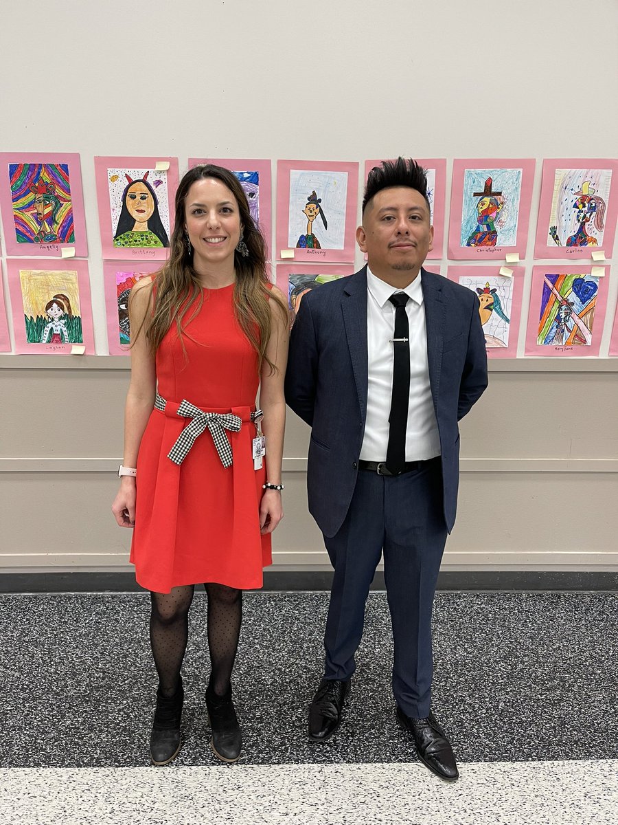 Paige SEL Art Show! The students did an amazing job making self portraits! Shout out to Mr. Gomez and Ms. Ferrara!