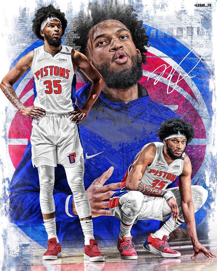 DetroitPistons's tweet photo. Welcome back to #FanArtFriday! We’re bringing you some FRESH artwork by @FxLeoab!  3️⃣ 5️⃣

Click the 🔗 in bio to submit your #PistonsArt to be featured on our social channels next time. 🎨

@MB3FIVE | #Pistons https://t.co/B13TdRhdtO