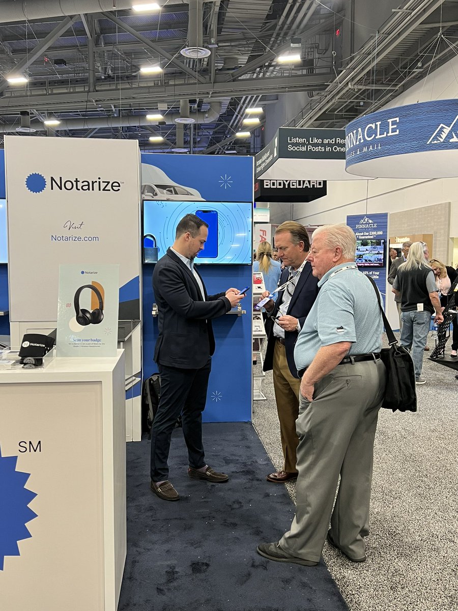 CaseyGarber's tweet photo. Come visit us today at the @notarize booth!  #NADASHOW https://t.co/dDI1yVNt1Q