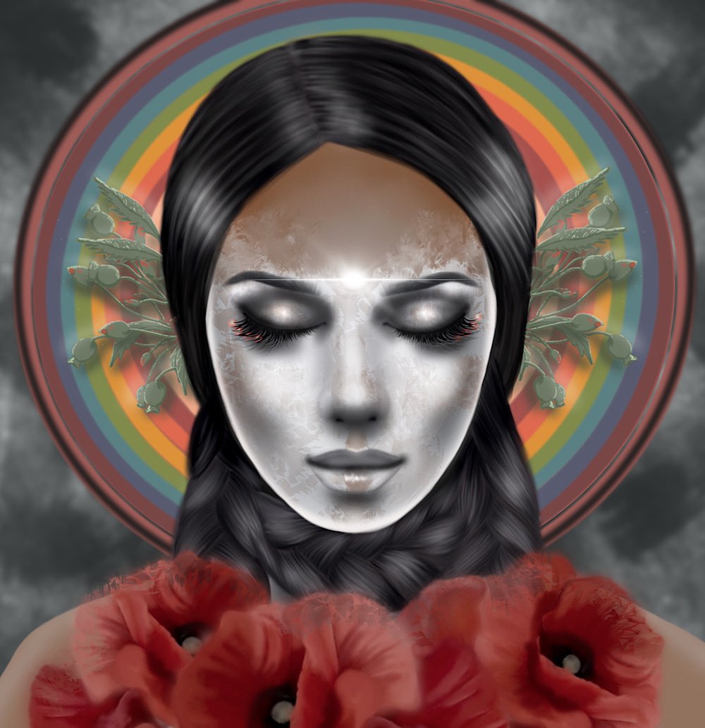Kristinaartss's tweet photo. enlightenment via @signArtApp -  https://t.co/dqIVE7nfOk #peace #love #power #women #energy #NFT #SignArt https://t.co/oQ1pVT0wfH