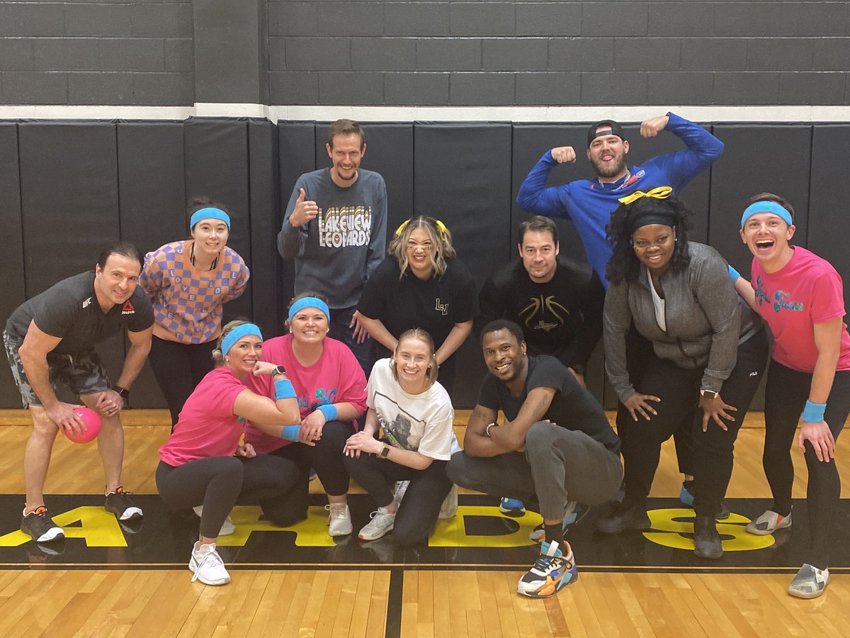 If you can dodge a wrench you can dodge a ball! The Lakeview staff rocked the Students vs Teachers dodgeball game! <a href="/LakeviewMS/">Lakeview MS</a>