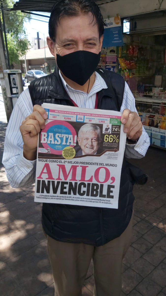 martibatres's tweet photo. Portada del diario BASTA! https://t.co/wjl1sgU4lx