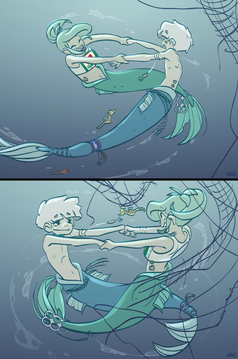 Feel the rhythm part 1🐠🕺

#thelittlemermaid #trashmaid #Mermaid #savetheplanet 