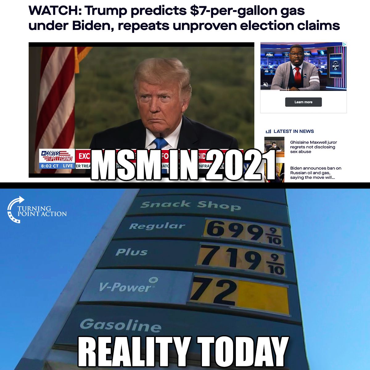 TrumpStudents's tweet photo. The mainstream media is content with lying to your face. 

Are you awake yet? https://t.co/L7ZpyRUc3g