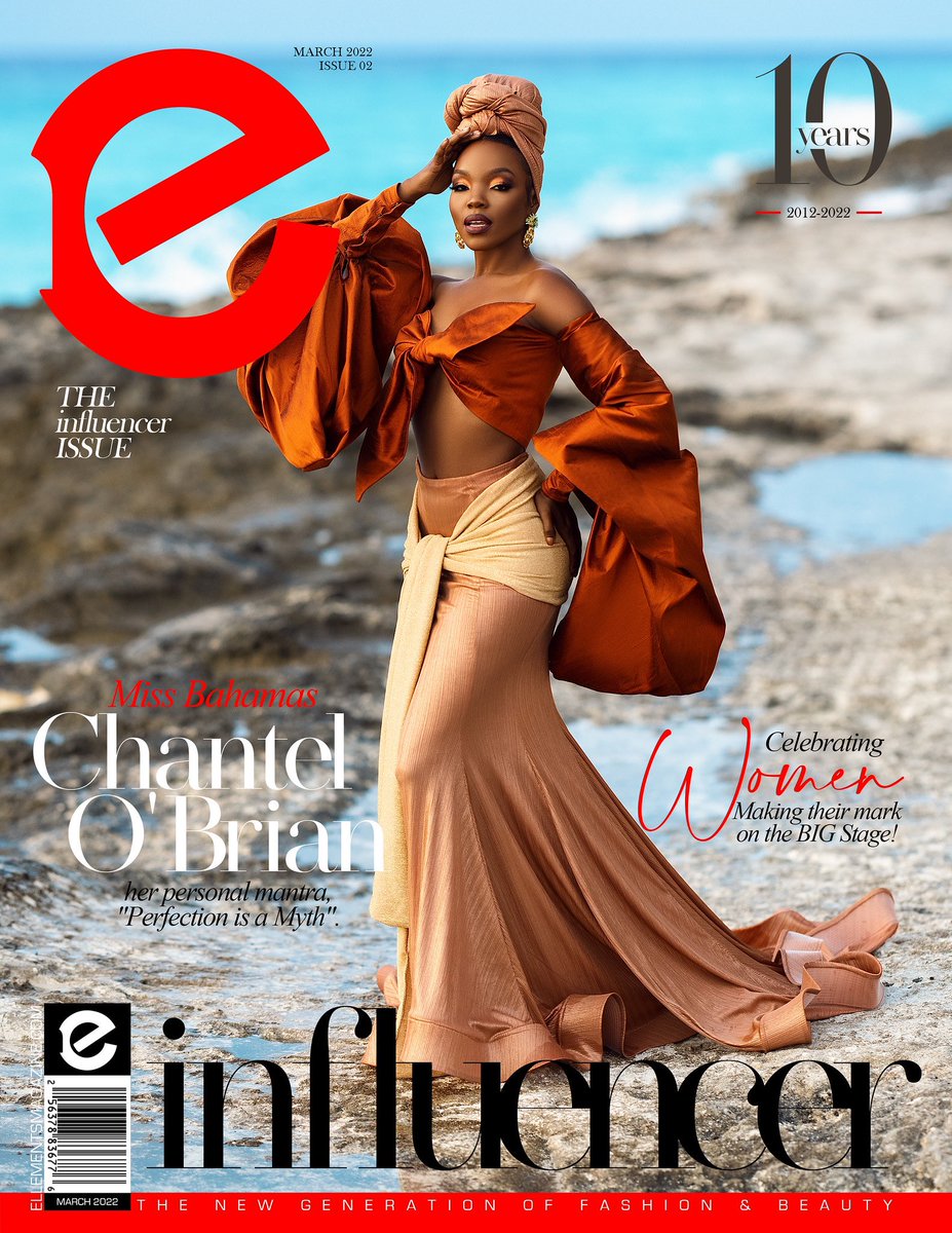 … @MissUniverse Top 10 @Meet_Chantel shot by @stanlophotos wearing Theodore Elyett for the cover of @EllementsMag - #MissUniverse #TheBahamas #Covergirl