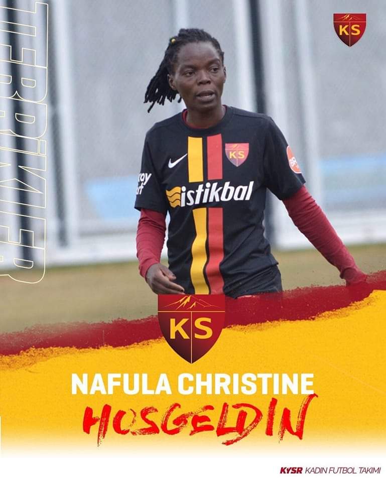 Maggiee_Sasha's tweet photo. Christine Nafula joins Turkish Top tier side Kayserispor W club from Vihiga Queens.She has left Queens having scored 7 goals..All the best in your new home @mumjay_nafula. Things I love seeing. #Lawrow  #maskmandate #UECL #WOLWAT La Liga #NorChe Newcastle United https://t.co/SPqlYitTo8