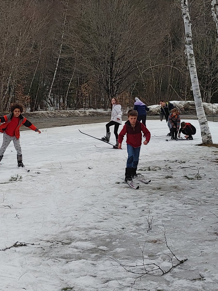 SchoolWolcott's tweet photo. Using your new nordic skis https://t.co/Gob2IxzEDi