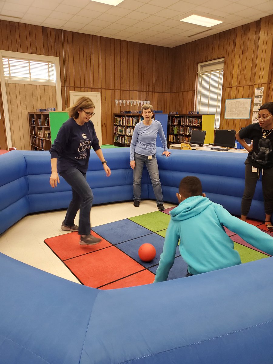 caudill_kate's tweet photo. A little #GaGaBall brainbreak 😅🏆 https://t.co/e8YE6ohOaN