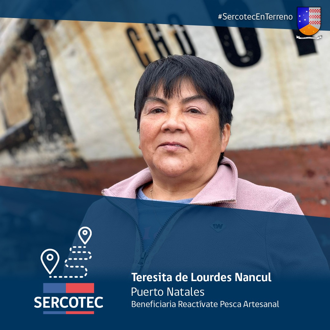 🚤 Otra de las beneficiarias del programa Reactívate Pesca Artesanal es Teresita Nancul, quien se adjudicó el monto de $3.5 millones de pesos,  gracias a estos fondos pudo adquirir un motor terrestre reacondicionado. 

Felicidades 👏 

#SercotecMagallanes #ProgramasFondema