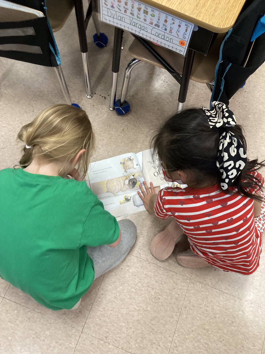 Today we read various Pig the Pug books with a partner.