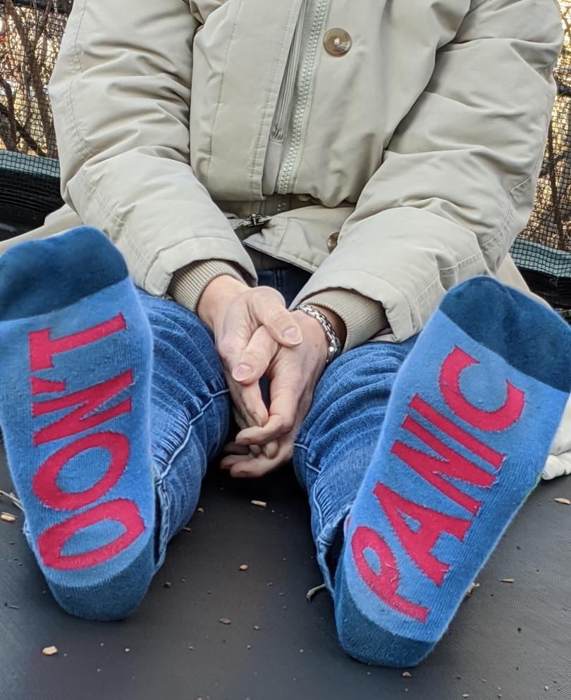 Happy Birthday Douglas Adams on what would have been your 70th birthday! I think of you whenever I wear these! 