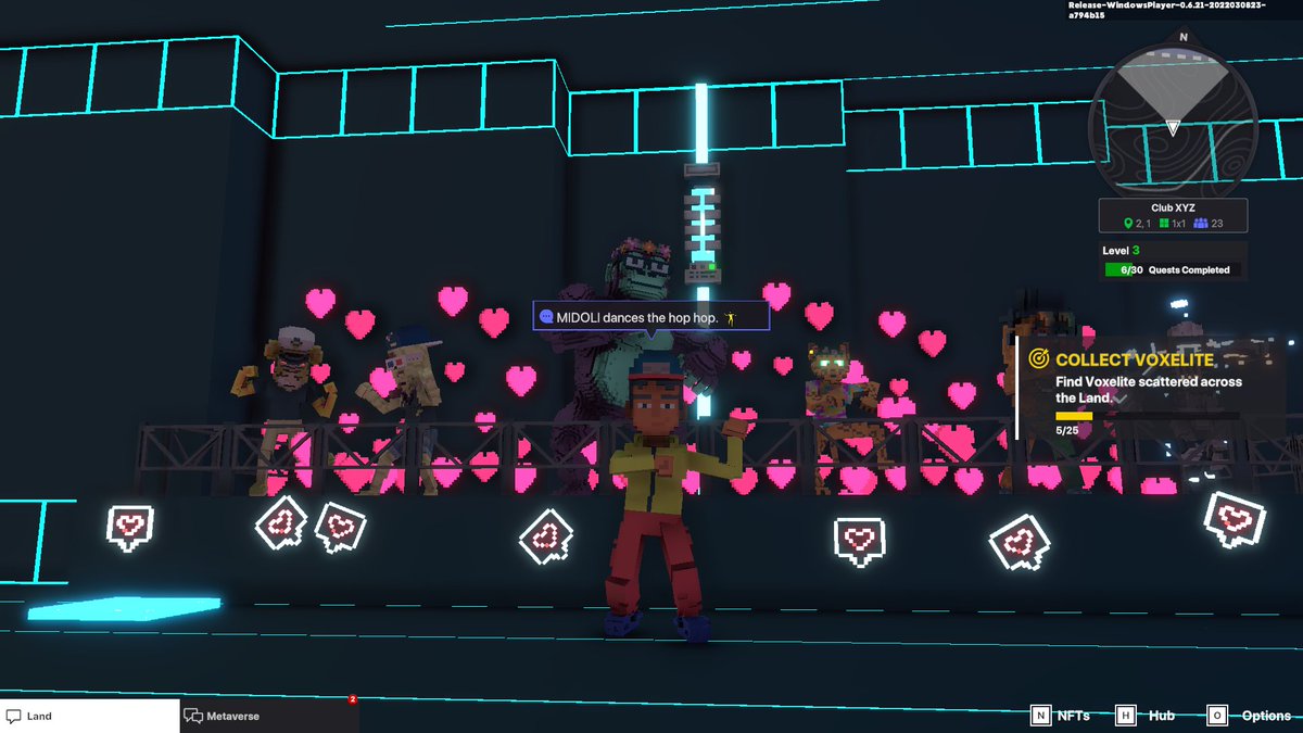 MIDOLIx's tweet photo. @lajiaoyouxigon1 @TheSandboxGame CLUB XYZ ! DAY 1 https://t.co/kfalRXGj22