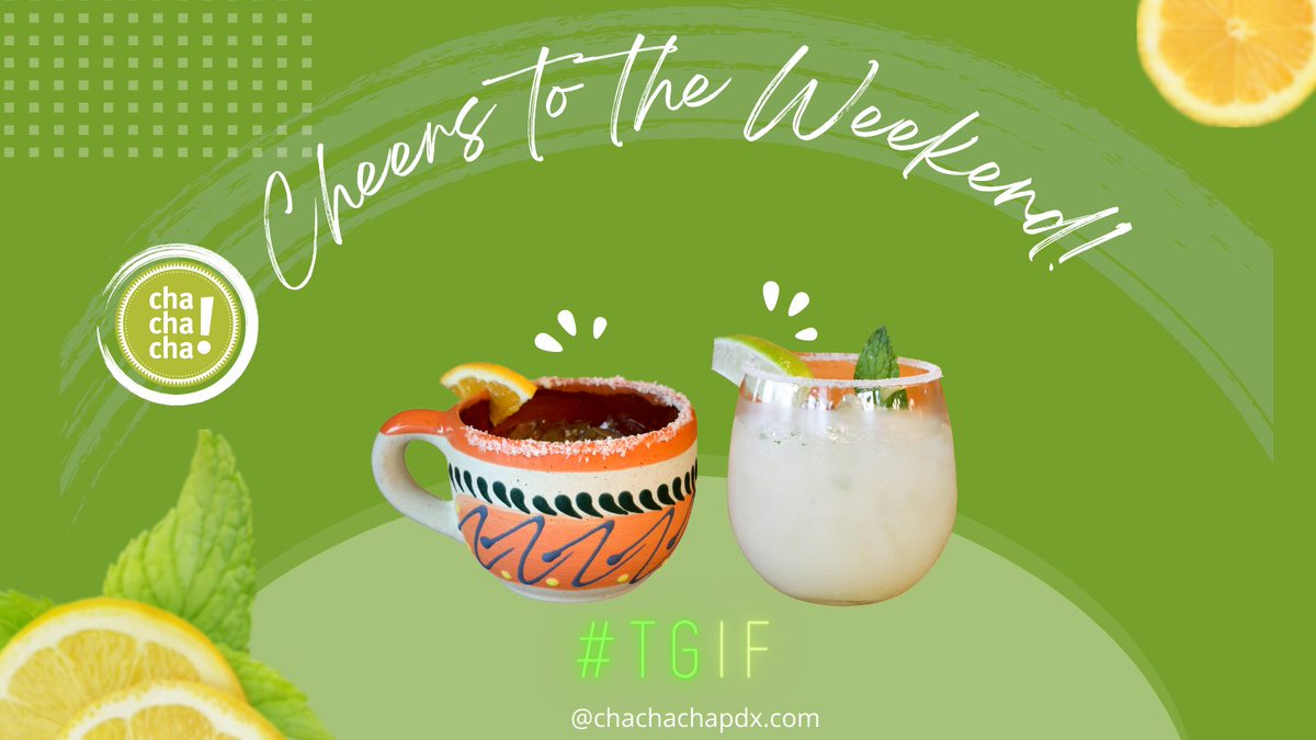 Happy #Friday everyone! #Cheers #TGIF #Cocktails #Margarita #Mojito #Cerveza #Beer #Wine #Salud #BottomsUp #Weekend