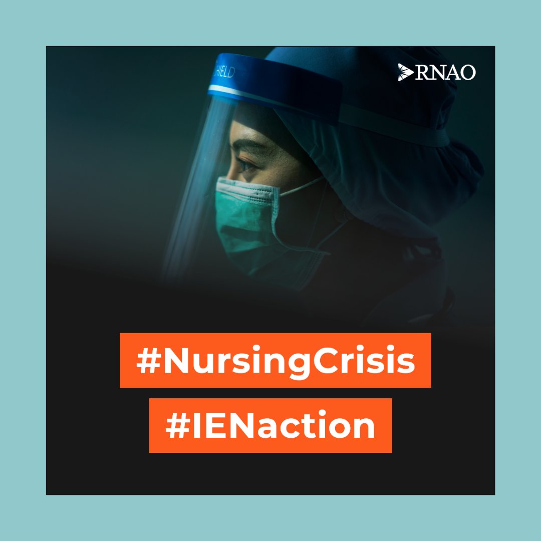 Nursetakeaction's tweet photo. Did you know there are thousands of IENs  unable to practice in Ontario as RNs and RPNs due to the CNO backlog of applicants?
Our group initiative is proud to share RNAO’s social media campaign and incorporate it into our actions. #IENaction #NursingCrisis https://t.co/bB8zNJMSXq