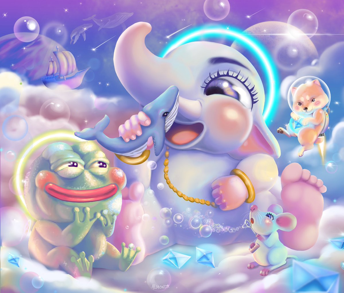 💖⭐️Hello, we have just posted a new piece called “ nice to meet you "which is the 12th piece. 

You can click to see more at this link.⭐️

foundation.app/@ALMOND_STAR/a…

 #Foundation #NFT #NFTCommumity #pepe #NFTartists