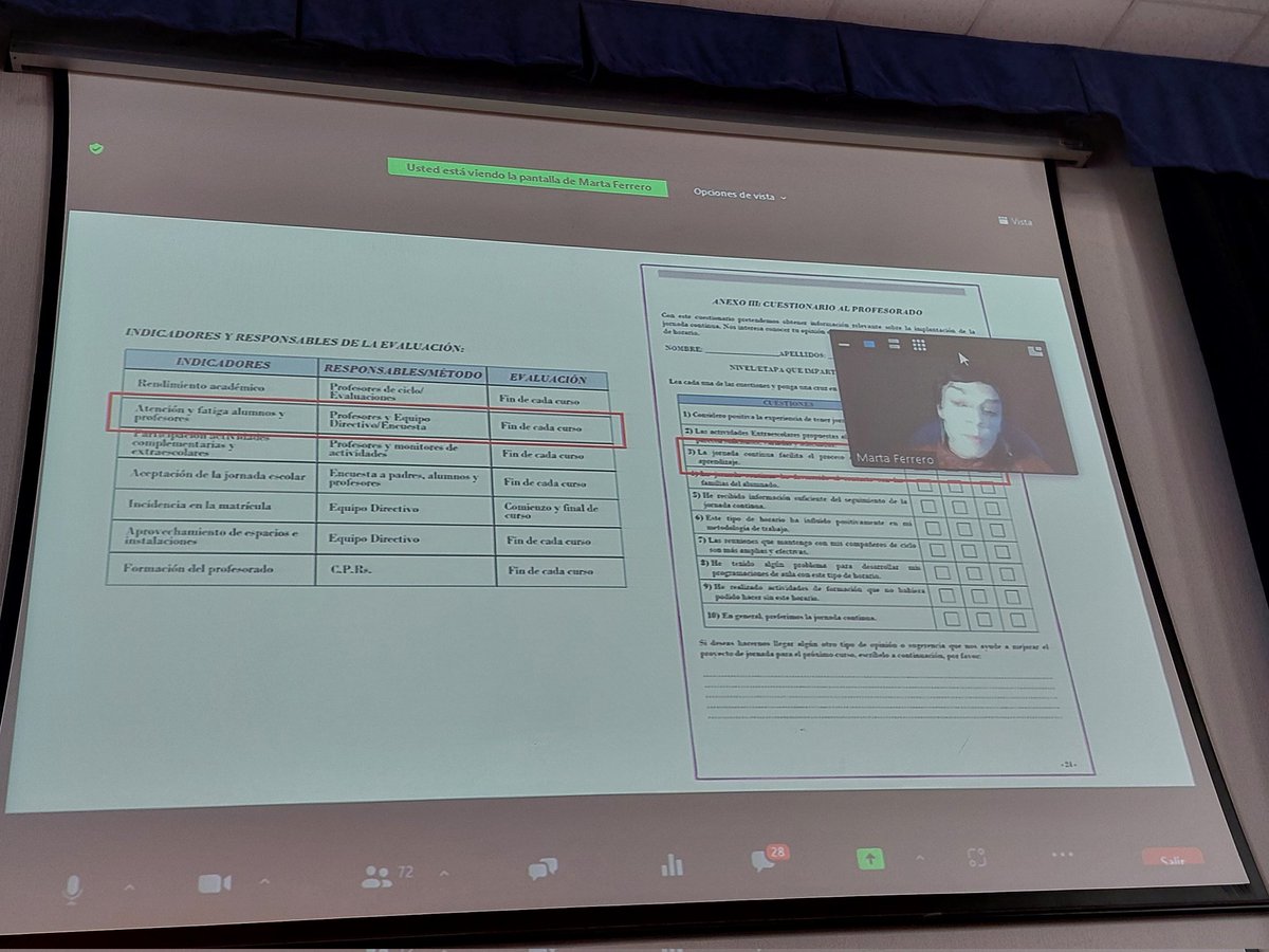 Ximarra's tweet photo. Seguim amb la plenària de Marta Ferrero: "Trazando puentes entre la investigación y la práctica educativa: retos y oportunidades." @IRIEinstitut #IVJornadesIRIE https://t.co/uwLZvS132T