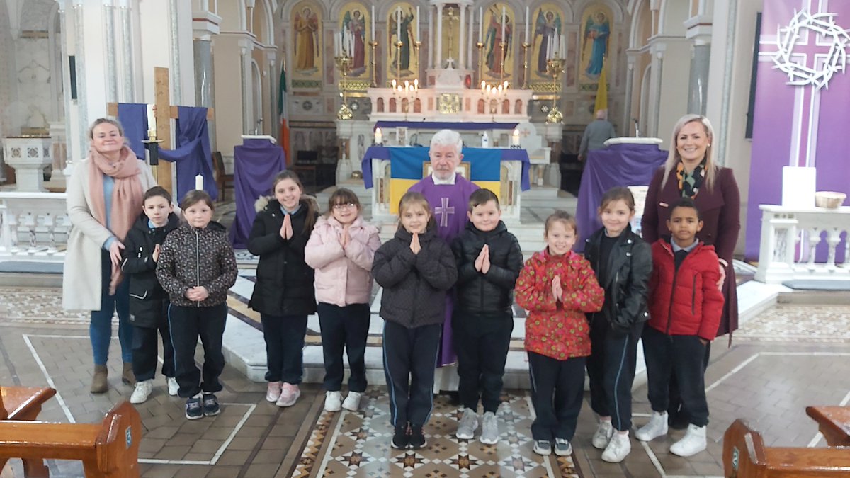 stmarysnsLK's tweet photo. Was great for 2nd class to get to St Mary's Church today for 10 o'clock Mass. They are preparing for their First Holy Communion which will take place in early June #CatholicEthos https://t.co/CkUijS2JqI