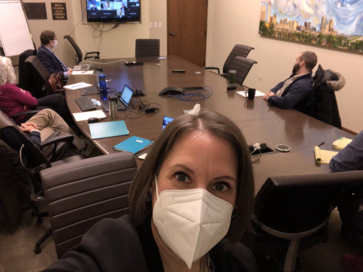 The <a href="/UMFA_FAUM/">UofM Faculty Assoc.</a> team together for todays arbitration.
Note that while the university has called back to campus many support staff, students, and faculty - the senior administrators are Zooming in from different locations