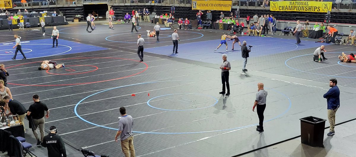TempleWrestlin1's tweet photo. Day 2...Grigol Khochiashvili will receive a FF in quarters and move on to semis. We have an ALL-AMERICAN! Kate Rogers will represent the Women at 11 am EST.#HoosNext!? https://t.co/eJuVc1PiEa