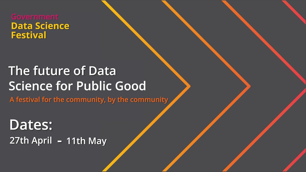DataSciCampus's tweet photo. Could you help us deliver the Data Science Festival? There's still time to be a Volunteer Festival Maker. Express your interest by Thursday 31st March 2022.
https://t.co/E9PO1XIrBx
#govdatasciencefest22 #therearenostupidquestions #govdatasciencepartnership https://t.co/hAQH6DaAYO