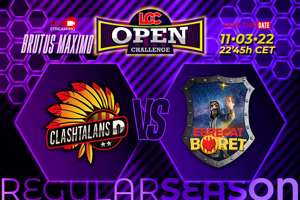 ⚔️⚔️LCC OPEN CHALLENGE ⚔️⚔️
PARA INICIAR DE LA MEJOR FORMA EL WEEKEND GUERRAZA X TODO LO ALTO. 
<a href="/marietejr/">Marietejr</a>  @iRub_CoC <a href="/9jgjlangellosaC/">9jgjlangellosaCoC</a>