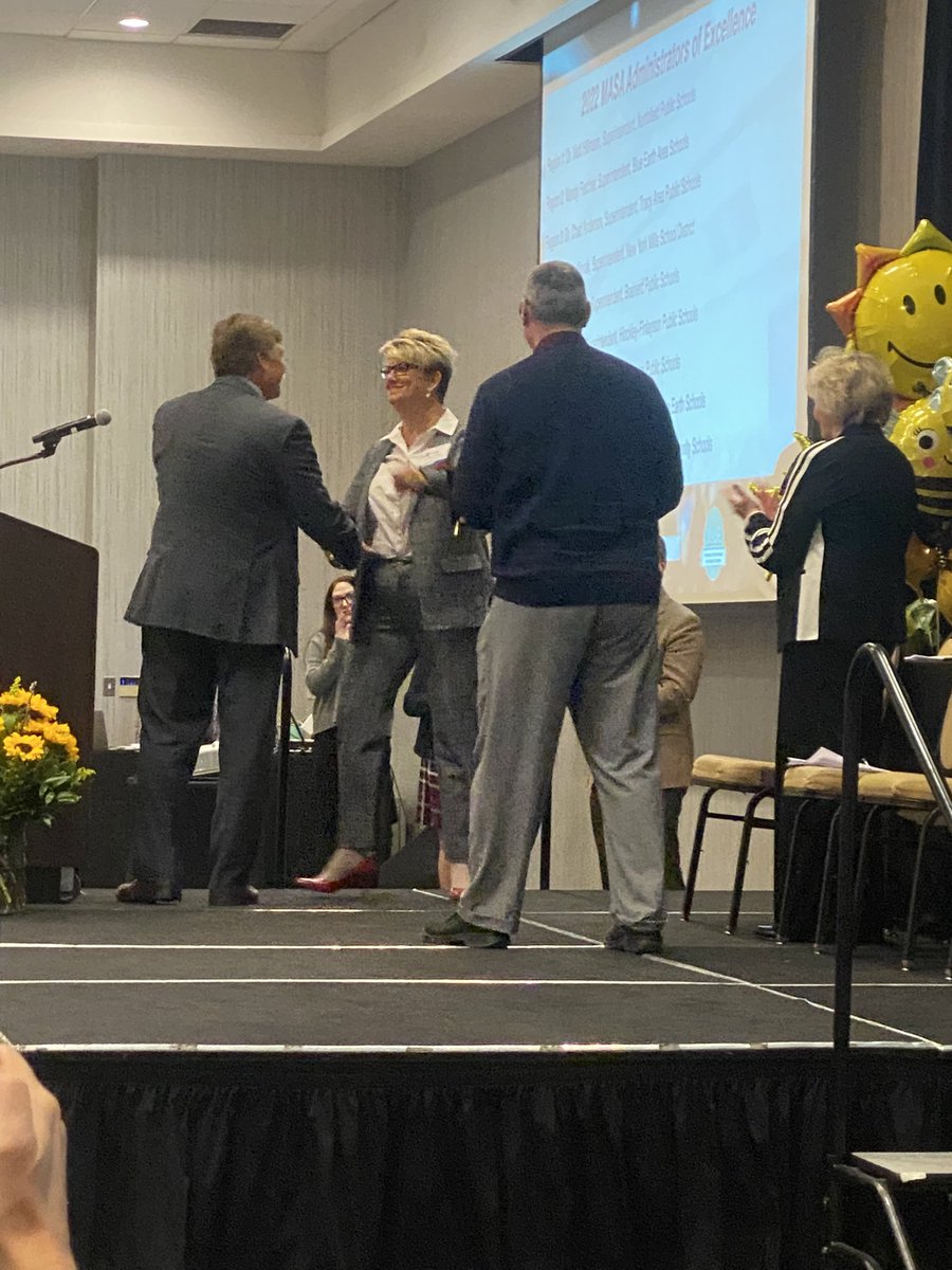 KatiePekel's tweet photo. Thrilled to celebrate @LaineDLarson , Supt of @BrainerdSchools and Region 5 @MNAssocSchAdm Administrator of Excellence. Laine’s incredible leadership has loomed large in my career. #MASAMASE22 https://t.co/7Q8SRnrvrP