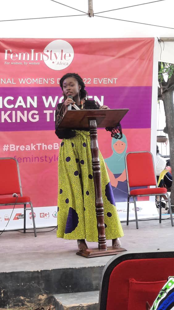 EsiAsare's tweet photo. Flaunting my pro choice feminist tag at @feminstyle #IWD2022 event - with @MarieStopes_Gh as a proud partner

We have a vision to contribute to achieving gender equality by enabling women to have choice, bodily autonomy and access to reproductive health services.
#ChoiceNotChance https://t.co/y5GnS6ClSJ