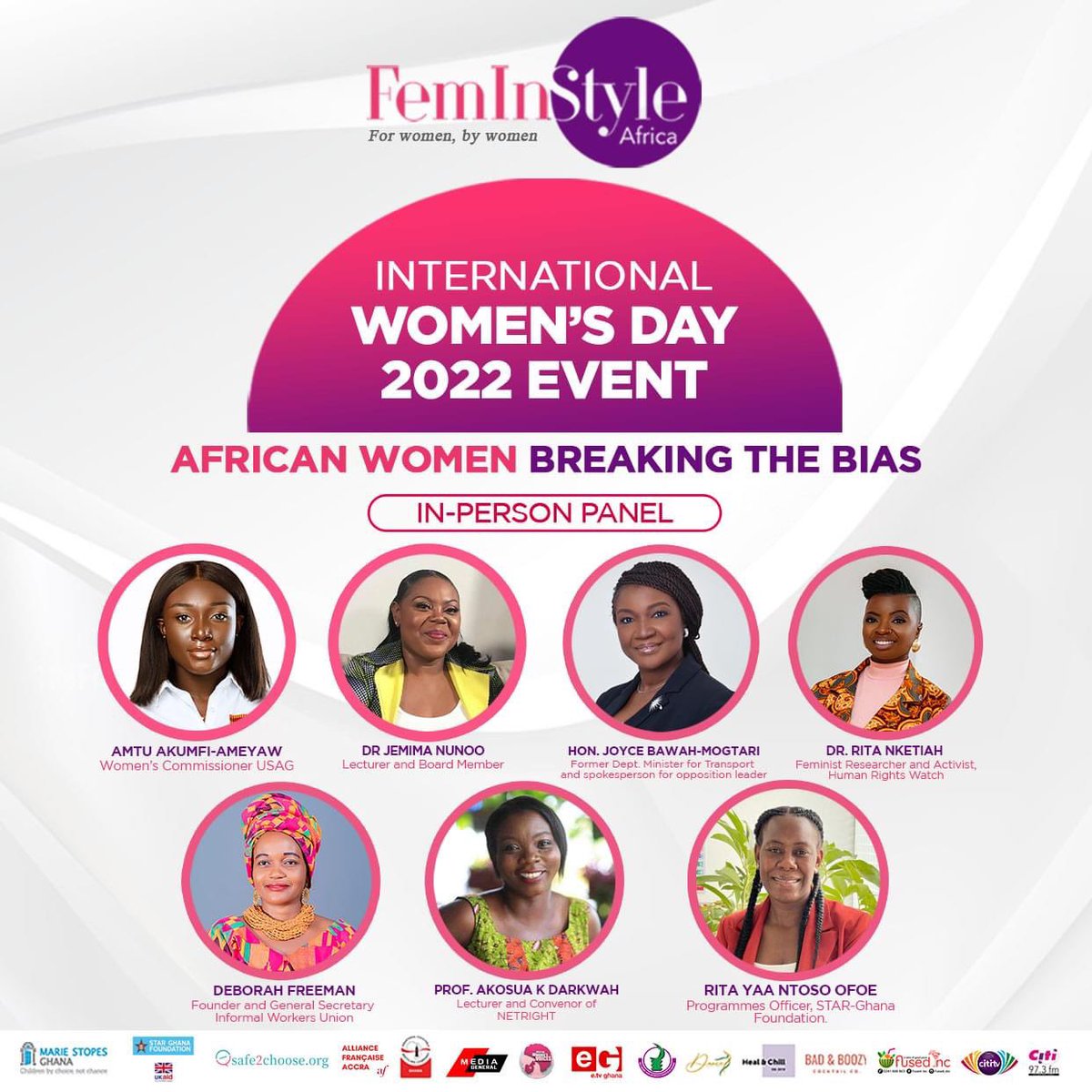 EsiAsare's tweet photo. Flaunting my pro choice feminist tag at @feminstyle #IWD2022 event - with @MarieStopes_Gh as a proud partner

We have a vision to contribute to achieving gender equality by enabling women to have choice, bodily autonomy and access to reproductive health services.
#ChoiceNotChance https://t.co/y5GnS6ClSJ