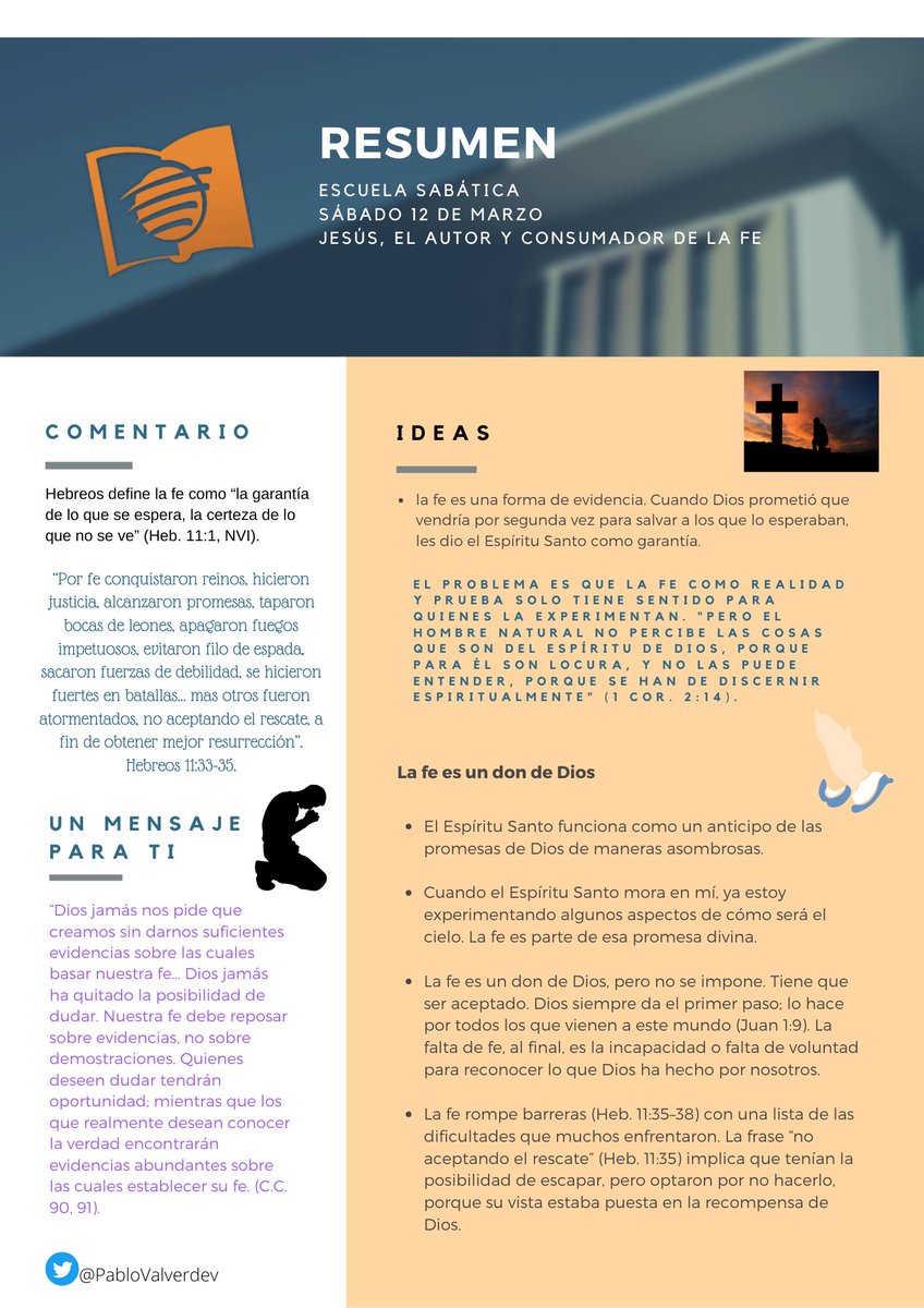 La Fe (la garantía de lo que se espera)