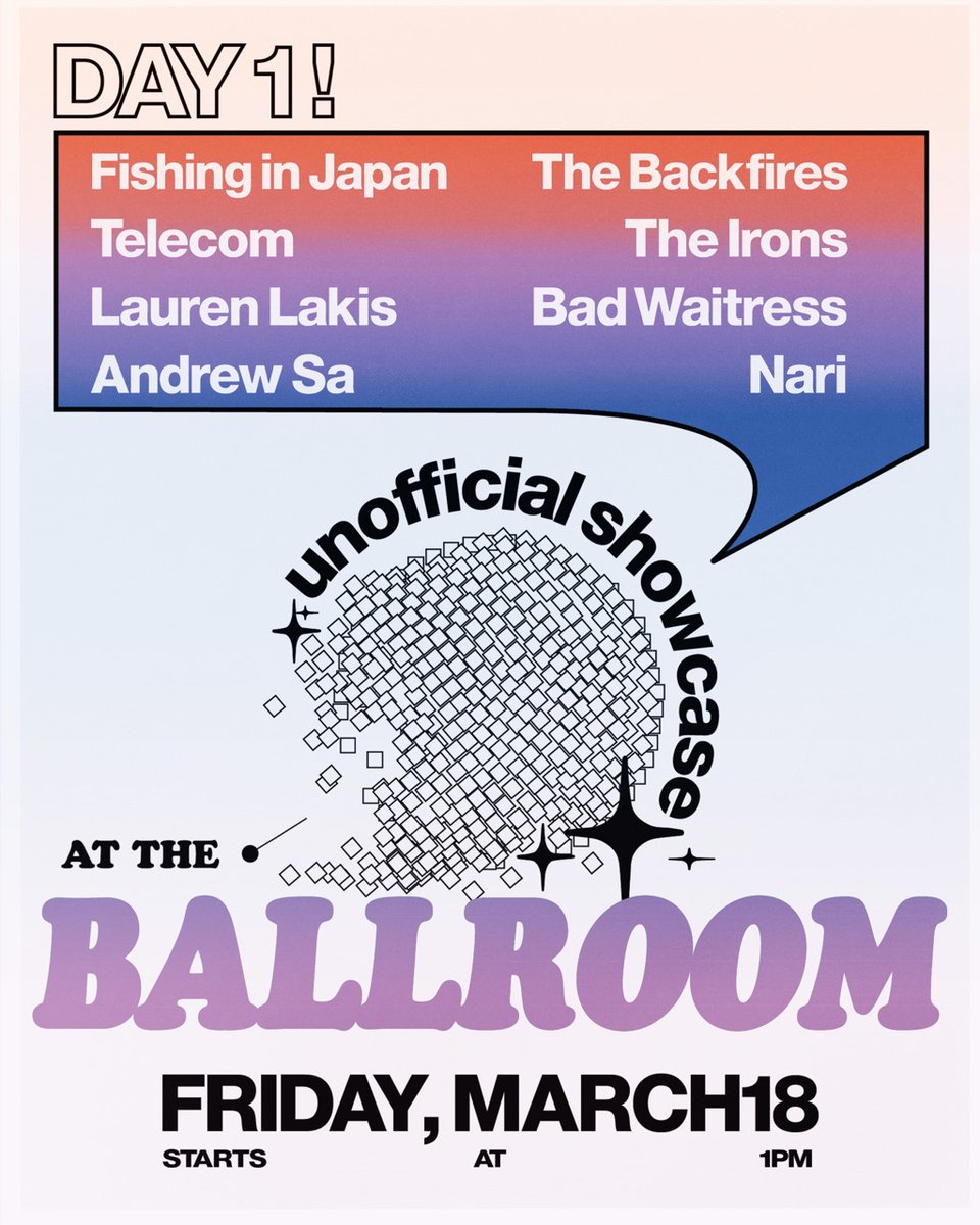 🚨AUSTIN SHOW ALERT🚨 Fishing in Japan will be playing an unofficial sxsw showcase at @ballroomtx FRIDAY MARCH 18th at 7PM! Come by and see us & all of the other wonderful artists playing the lineup! 🎟TICKET LINK IN BIO🎟 Exclusive FIJ merch will be available at this show too!