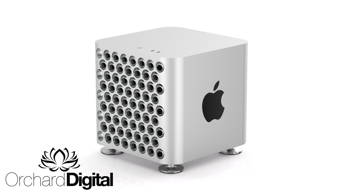 Orchard_Digital's tweet photo. Introducing, the all-new Mac Pro with Apple Silicon.

With Apple Silicon, the Mac Pro is elevated to whole new class of performance, unrivalled. All while having a substantially smaller chassis.

An Orchard Digital render.
Produced by @Shaileshhari03. https://t.co/fAg7Pz7u3C