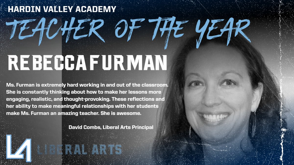 hvaliberalarts's tweet photo. We are pleased to recognize the Teachers of the Year for @HVAHawks that represent the Liberal Arts Academy. Well done, y'all https://t.co/KIzhsFklg3