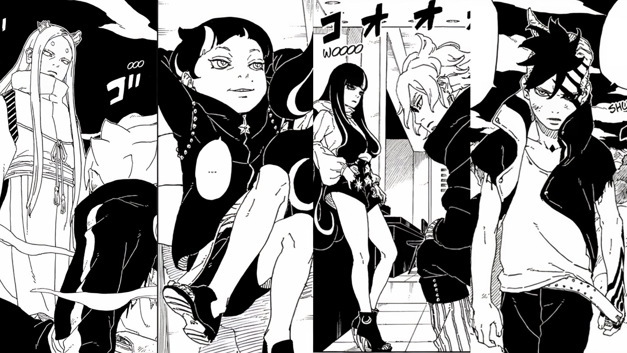 Abdul Zoldyck on X: Boruto Episode 267 Screenshot. Kawaki is Katsuyu, and Eiki is Manda😂😂! #Boruto / X