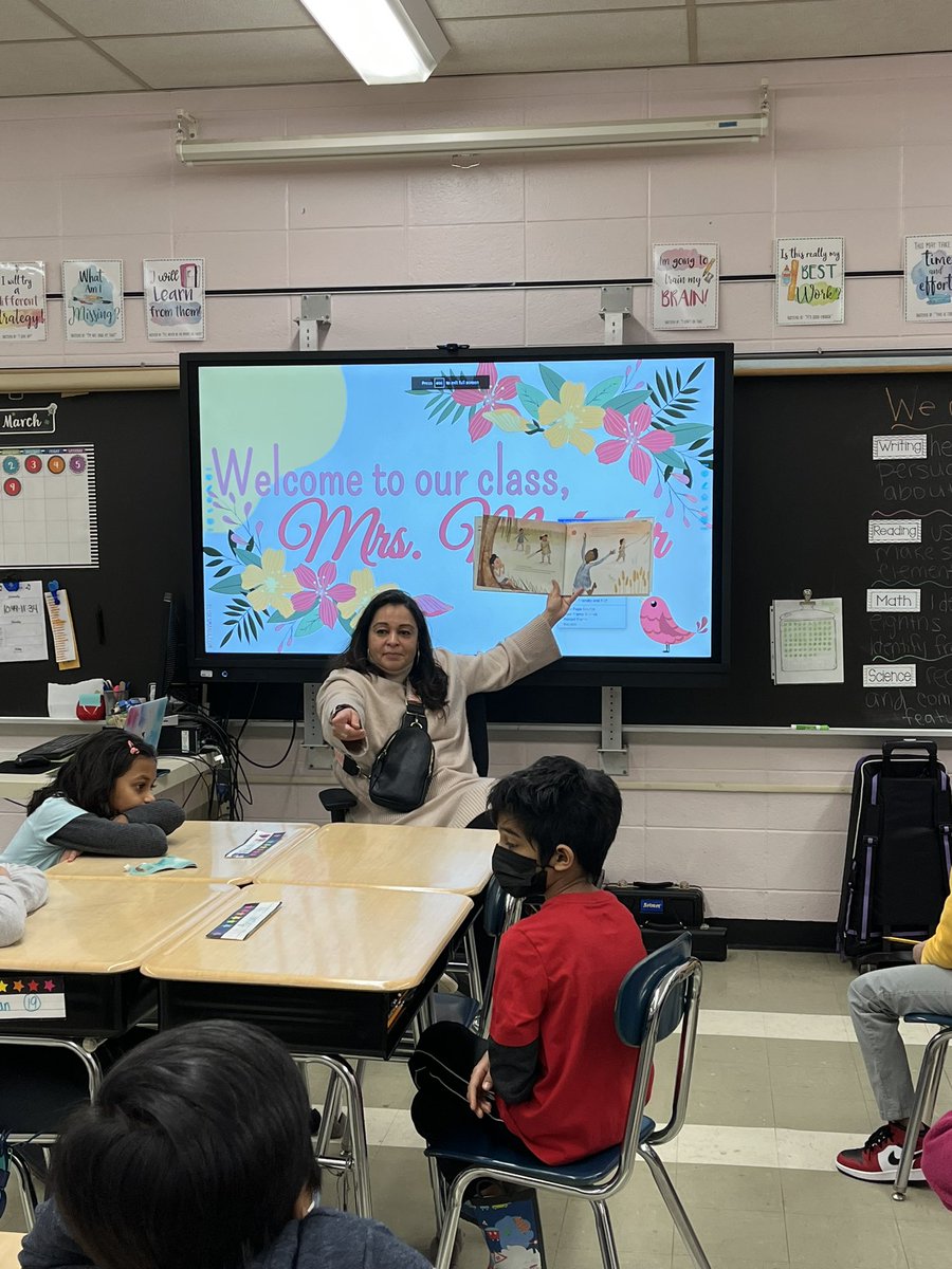 mrsramirezmlk's tweet photo. Read Across America week has been awesome! Our highlight was having @BaninderMahabir as our guest reader! Thank you for visiting our class! We enjoyed asking you questions and having great discussions! https://t.co/xfGew8ThFf
