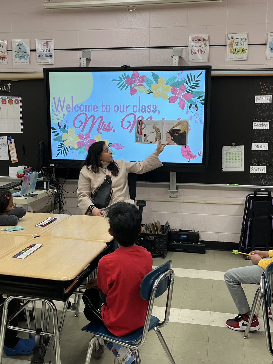 mrsramirezmlk's tweet photo. Read Across America week has been awesome! Our highlight was having @BaninderMahabir as our guest reader! Thank you for visiting our class! We enjoyed asking you questions and having great discussions! https://t.co/xfGew8ThFf