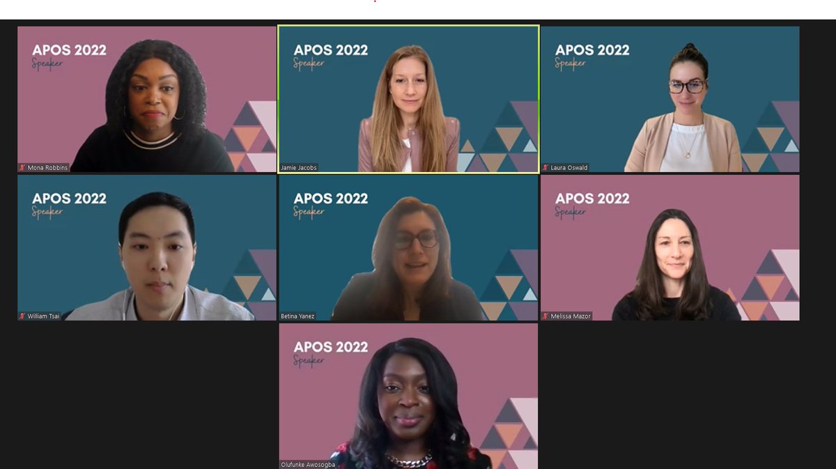 APOSHQ's tweet photo. Doing the virtual background thing at #APOS2022 Thank you for sharing #JamieJacobs #APOSTogetherWhileApart #APOSMovingForwardTogether @kamen_charles @KellyIrwin_MD @lizarchnanda loves the color scheme! https://t.co/gqHNGaZtbS