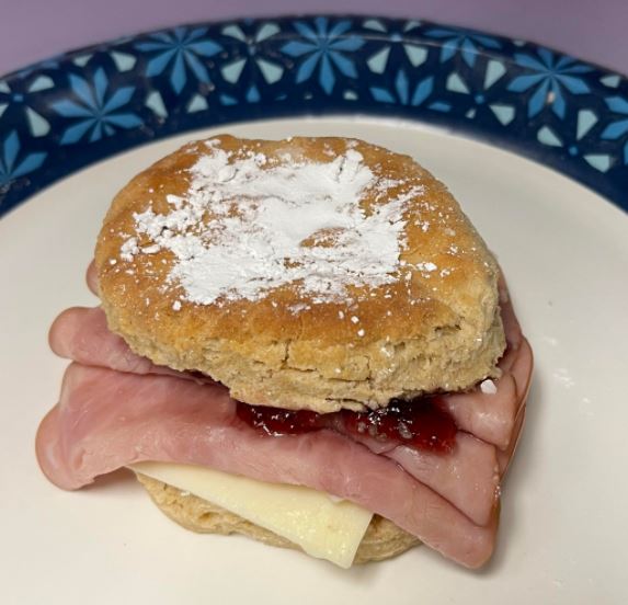 Biscuit Monte Cristo - would you try it?
The <a href="/MaizeCentral/">Maize Central Elem</a> Kitchen is at it again trying a new recipe from Chef Monica with <a href="/Pillsbury/">Pillsbury</a>  @GeneralMillsCF. We're excited to see what our students think. <a href="/maize266/">Maize USD 266</a> #maizefoodservice #nationalschoolbreakfastweek #fuelingkskids