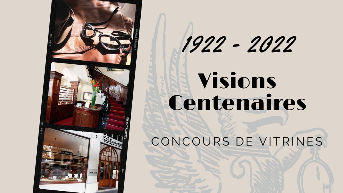 MeyrowitzParis's tweet photo. 1922-2022 Visions Centenaires - Meyrowitz fête les 100 ans de son emplacement du 5 rue de Castiglione à Paris
https://t.co/xSgOBIte81 https://t.co/H0NTv0VQ6Y